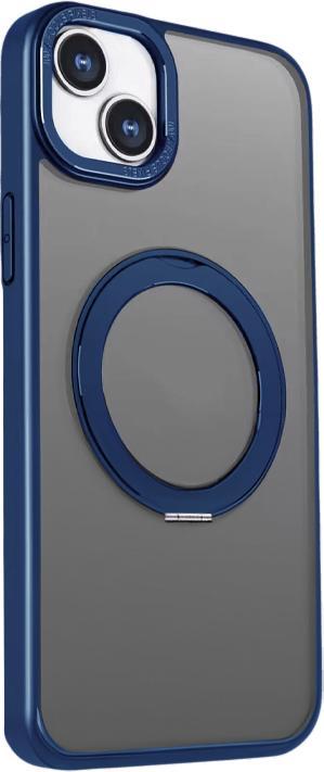Image du produit OEM Coque rotative Mag Ring pour iPhone 12 / 12 Pro 6,1" bleu marine (Apple iPhone 12)