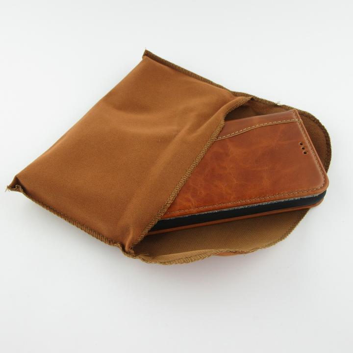 Actual product image Fierre Shann Fourre Flip cuir véritable (Apple iPhone 13 Pro Max)