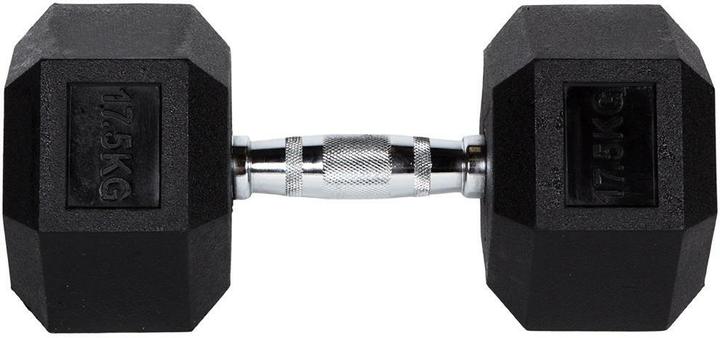 Fitcom Hex Dumbbell 17.5 kg (1 x 17.5 kg)