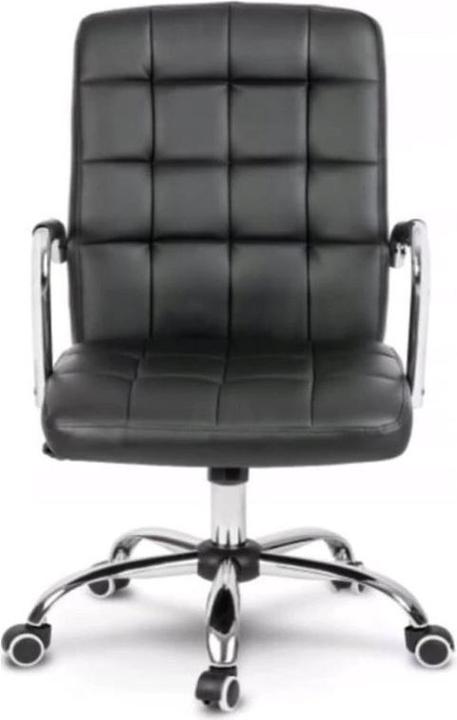 Image du produit WfG Öko-Leder Bürostuhl BÜRO-STUHL Schreibtischstuhl Bürodrehstuhl Schwarz