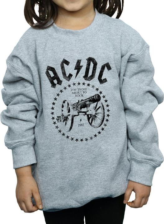 Immagine prodotto AC/DC We Salute You Cannon Felpa Ragazze (140, 146)