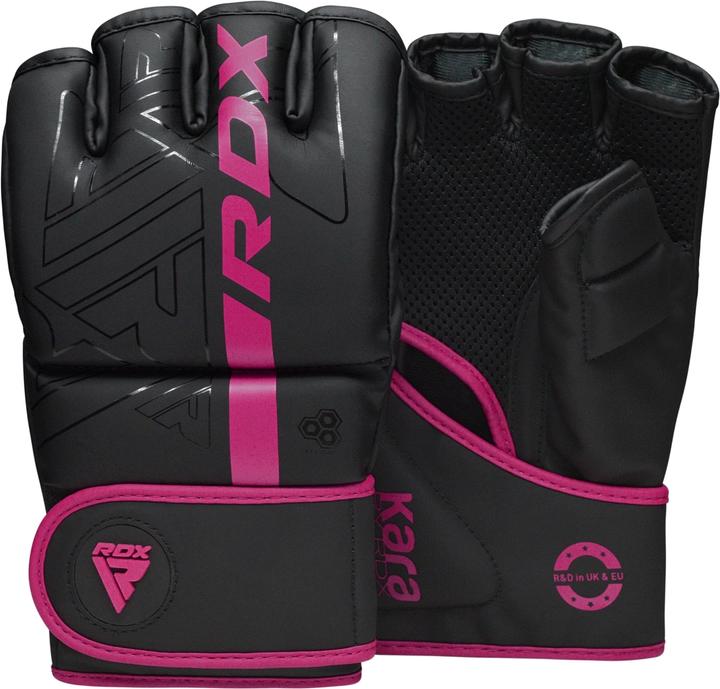 Actual product image Rdx Grappling Gloves F6 Matte Pink-L (L)