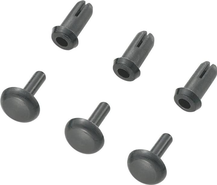 Produktbild Tru Components TC-SRR-365K203 Spreizniete Loch-Ø 3mm Schwarz 1000St.