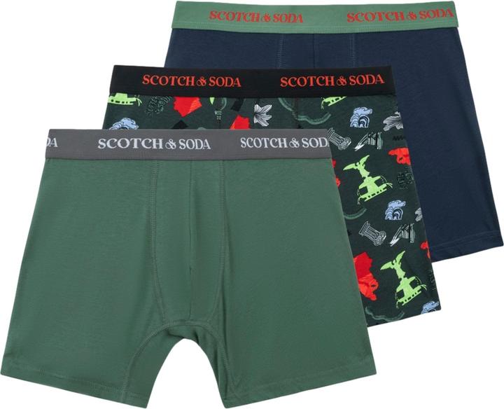 Scotch & Soda Unterhose Trunks 3er Pack (M, 3er Pack)