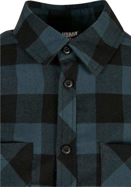Actual product image Urban Classics Ladies Turnup Checked Flannel Shirt - 1180 (4XL)