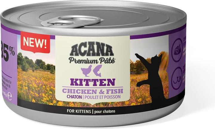 Produktbild Acana Nassfutter Premium Pâté Kitten Chicken & Fish, 85g (Adult, 1 Stk., 85 g)