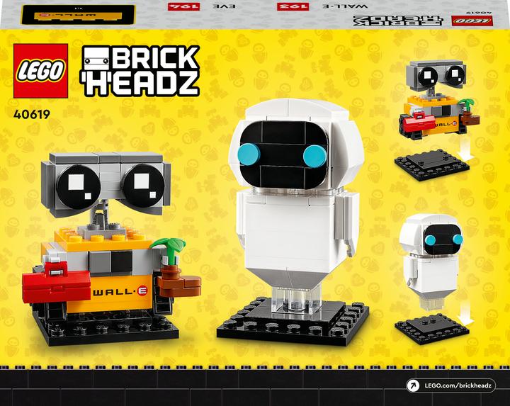 Image du produit LEGO 40619 EVE et WALL-E (40619, LEGO Brickheadz)