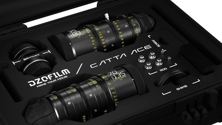 Produktbild Dzofilm Catta Ace Zoom 2-Lens Kit (35-80/70-135 T2.9) Black (L-Mount, C-Mount, Vollformat)