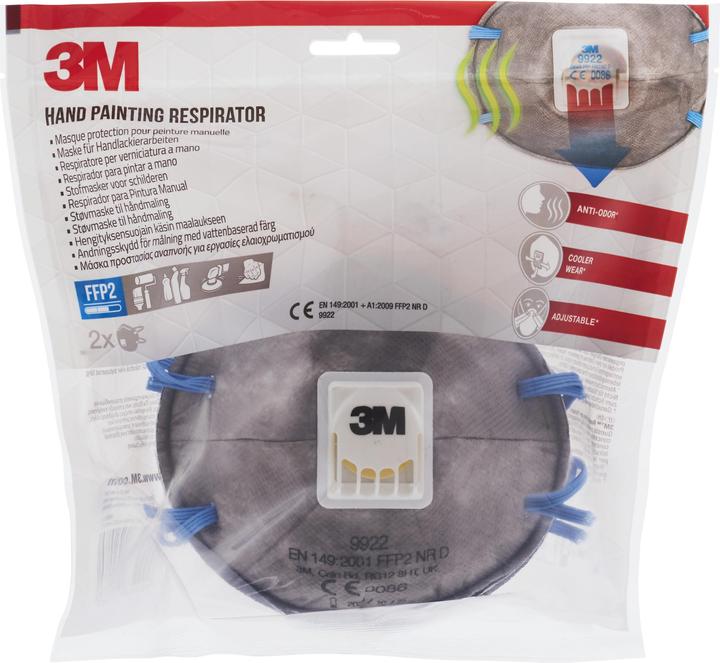 Produktbild 3M Atemschutzmaske, weiss (FFP2, 1 x)