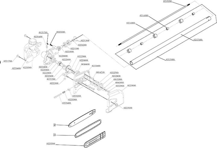 Actual product image Scheppach 4in1 Multi Garden Unit MFH3300-4P 1.22PS (Trim line, Metal cutting blade)