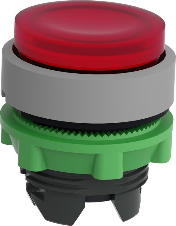 Actual product image Schneider Electric Illuminated pushbutton, front, protruding, ZB5AW143C0