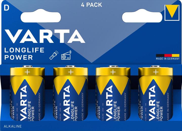Varta Longlife Power D 4er Bli (4 pcs., D, 16500 mAh)