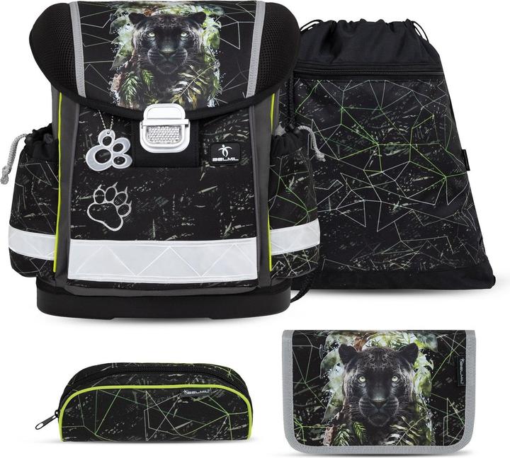 Image du produit Belmil CLASSY Schulrucksack-Set Panther (19 l)