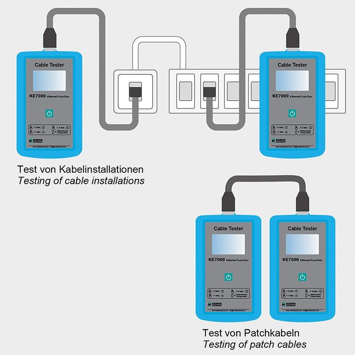 Produktbild Kurth KE7000 UTP/STP-Kabeltester