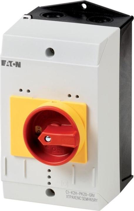 Eaton Leergehäuse mit NOT-Aus-Schalter (L x B x H) 160 x 100 x 130 mm Grau, Rot, Gelb CI-K2-PKZ0-GR 1 St. (Gehäuse)