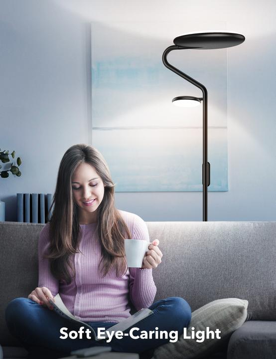 Actual product image Taotronics TT-DL072 Floor lamp white 10 W (500 lm)