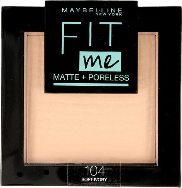 Actual product image Maybelline New York Fit Me! mat + poreless (104 Soft Ivory)