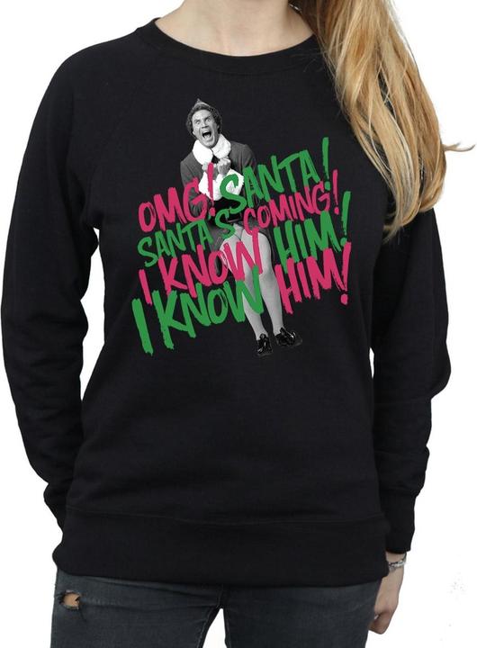 Immagine prodotto Elf Santa's Coming Felpa Donna (L)