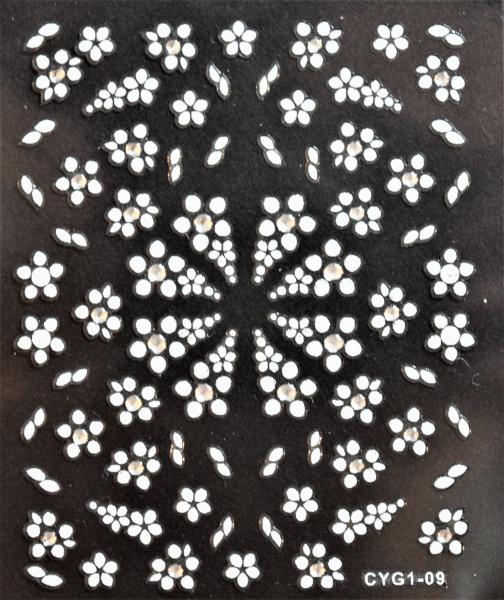 Nagellack24 Nail Art Sticker Selbstklebend 1431
