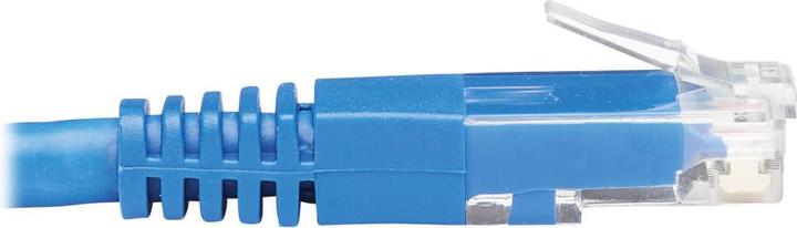 Produktbild Eaton Up-Angle Cat6 Gigabit Molded UTP Ethernet Cable RJ45 Right-Angle Up M to RJ45m Blue (U/UTP, CAT6, 4.60 m)