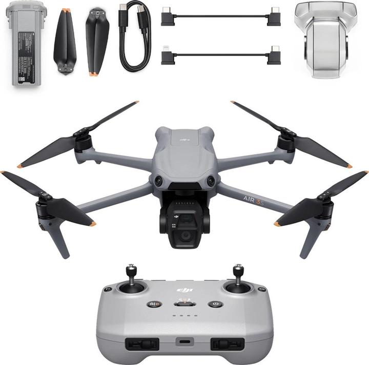 Actual product image DJI Air 3s RC-N3 (45 min, 724 g, 50 Mpx)