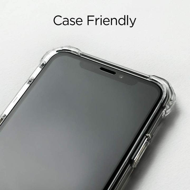 Image du produit Spigen Verre Tempéré Fc Iphone 11 Pro Max Noir (1 pièce(s), Apple iPhone 11 Pro Max)