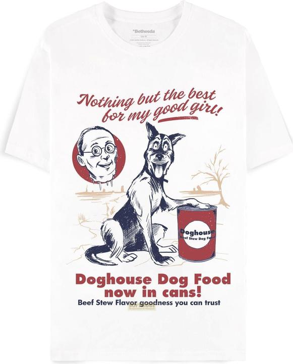 Difuzed Fallout - Vault 33 - Dogmeat - Short Sleeved T-shirt - XL (XL)