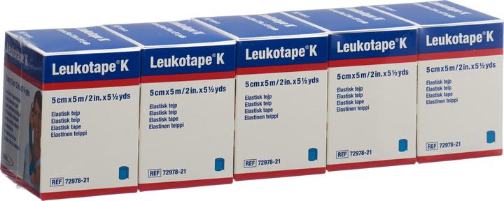 BSN Leukotape® K 5 x 5 m 5 Stk blau (5 m)