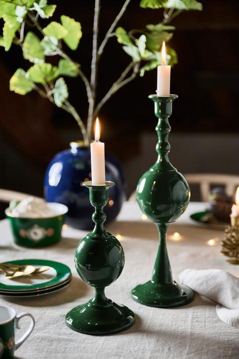 Image du produit PIP Studio Bougeoir métallique Sphere petit vert 24cm