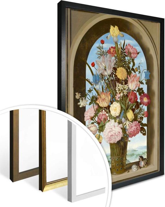 Actual product image Trenddeko Flower vase in a window niche (100 x 120 cm)