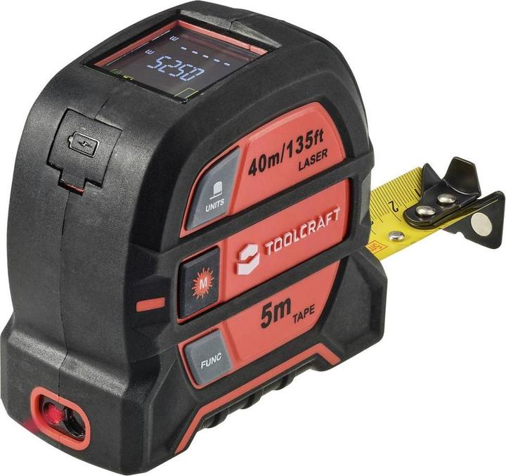Produktbild Toolcraft Laser-Entfernungsmesser (40 m)
