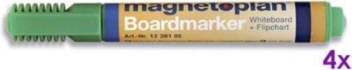 Actual product image Magnetoplan Board and flipchart markers (Green, 3 mm, 4 x)