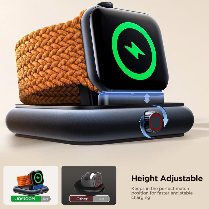 Produktbild Joyroom JR-WQW03 kabelloses Ladegerät für Apple Watch Smartwatches – Schwarz