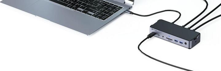 Produktbild eSTUFF Triple USB-C Docking Station (USB-C, 3 Ports)