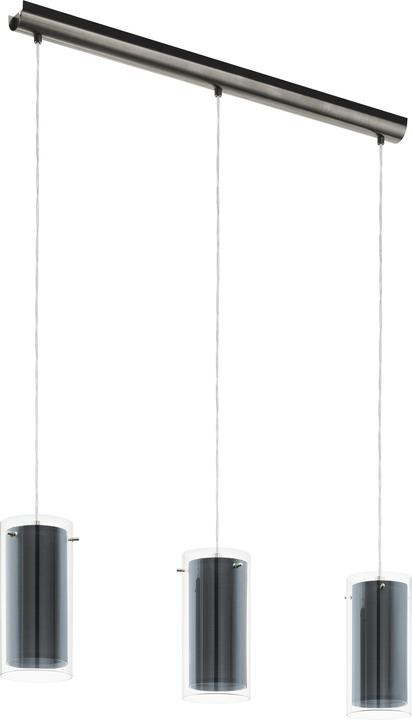Image du produit EGLO Suspension PINTO TEXTIL 3x E27, nickel (E27)