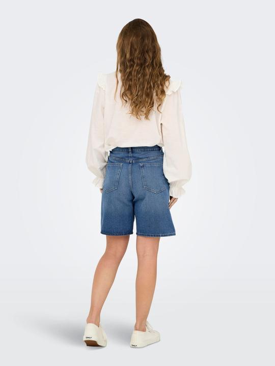 Actual product image Only ONLHOPE Hohe Taille Weiter Beinschnitt Jeans-Shorts Jeans-Shorts (L)