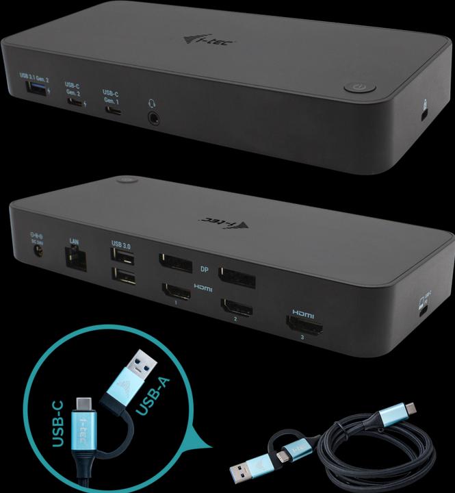 Produktbild i-tec Triple 4K (USB-C, 12 Ports)