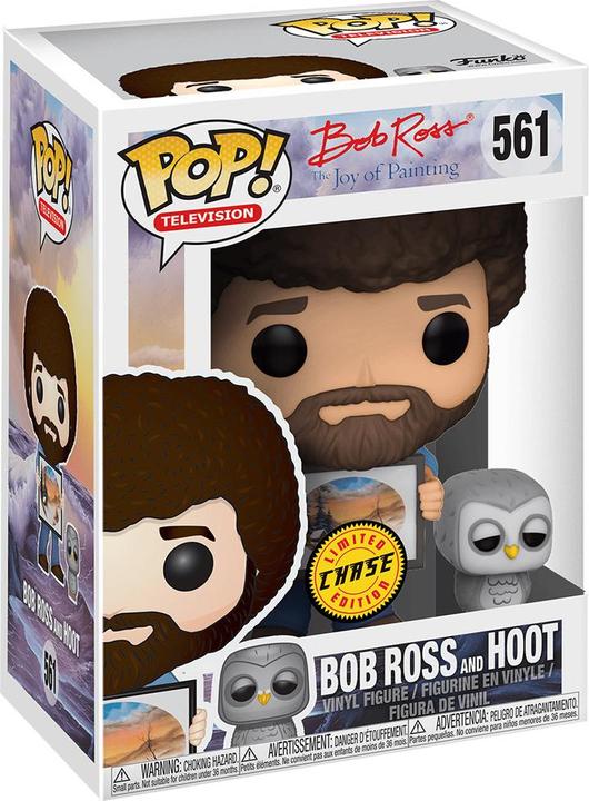 Image du produit Funko POP! Television - Bob Ross : The Joy of Painting - avec raton laveur