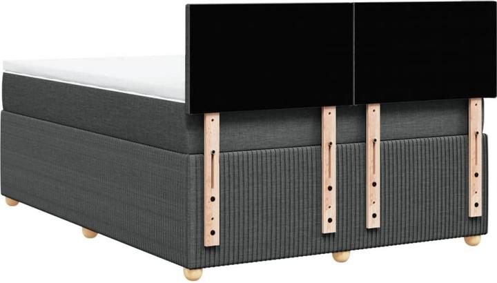 Image du produit VidaXL Bo x lit de saut avec matelas 160 x 200 cm Tissu (160 x 200 cm, 160 x 200 cm)