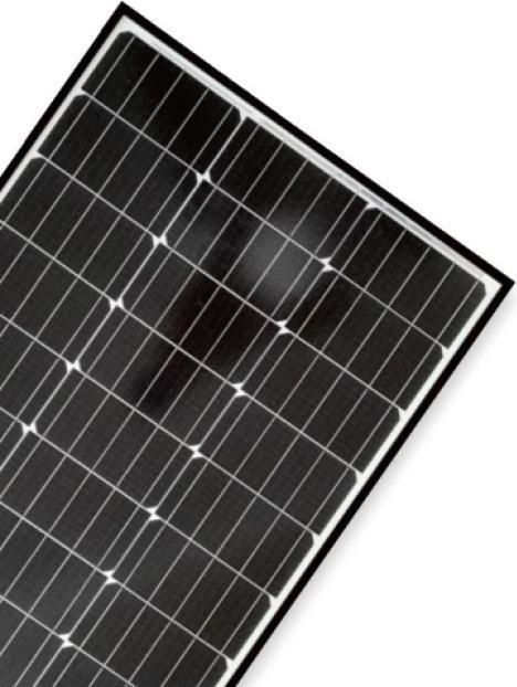 Actual product image DC Solar Solar Panel Ecolux Black 110Wp (110 W, 7.40 kg)