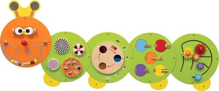 Image du produit Viga Toys - Houten - Playboard mural - Chenille - Longueur 185cm