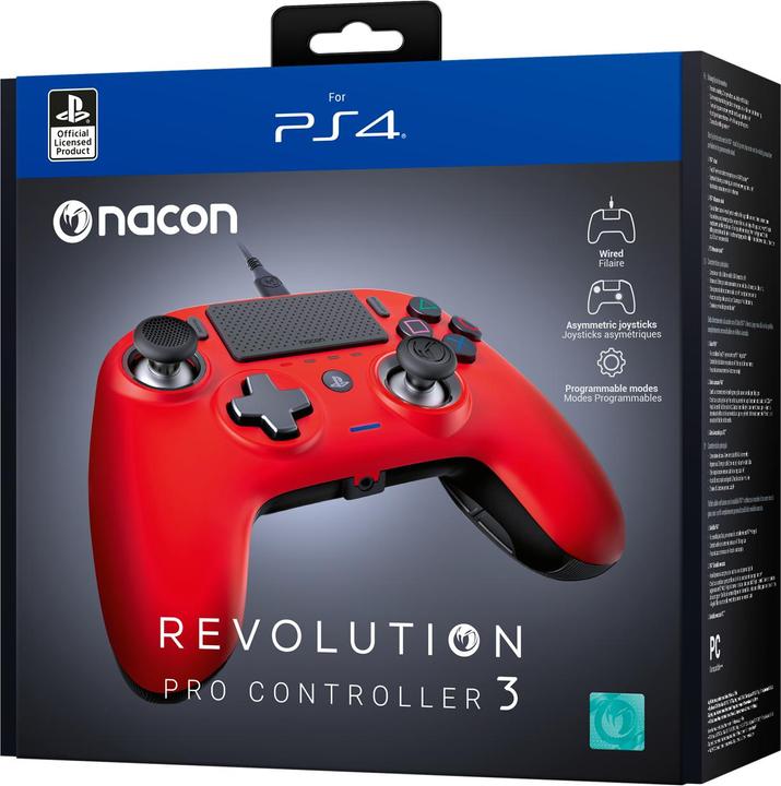 Image du produit Nacon Gaming Revolution Pro Controller 3 USB 3.2 Gen 1 (3.1 Gen 1) Gamepad PC, PlayStation 4 (PS4, PC)