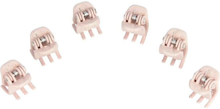 Actual product image Parsa Beauty PARSA Nature Love Hair Clip, pink Small, 6 pcs, made from wheat straw (6 pcs.)