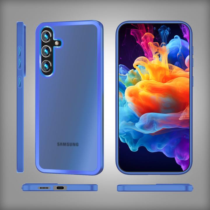 Image du produit Nalia Étui hybride semi-transparent avec cadre de protection (Samsung Galaxy S24)