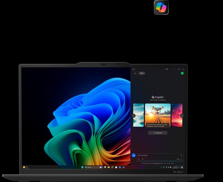 Actual product image Lenovo ThinkPad X1 Carbon | Black | 14 " | OLED | 2.8K | 2880 x 1800 pixels | Anti-glare | Intel Core Ultra