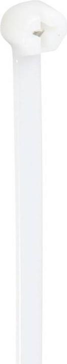 Produktbild Tru Components TC-12814180 Kabelbinder 370 mm 7 mm Natur mit Metallzunge 100 St (Kunststoffkabelbinder, 370 mm, 100 Stk.)