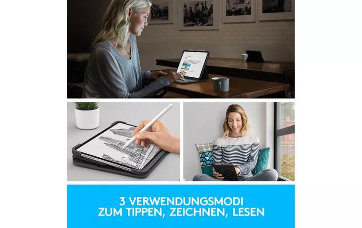 Image du produit Logitech Slim Folio Pro (CH, iPad Pro 12.9 2018 (3. Gen), iPad Pro 12.9 2020 (4. Gen))