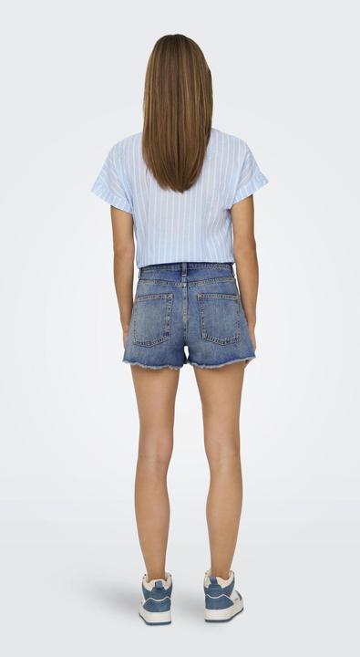 Produktbild Only ONLZUMA Hohe Taille Normal geschnitten Jeans-Shorts Jeans-Shorts (XS)