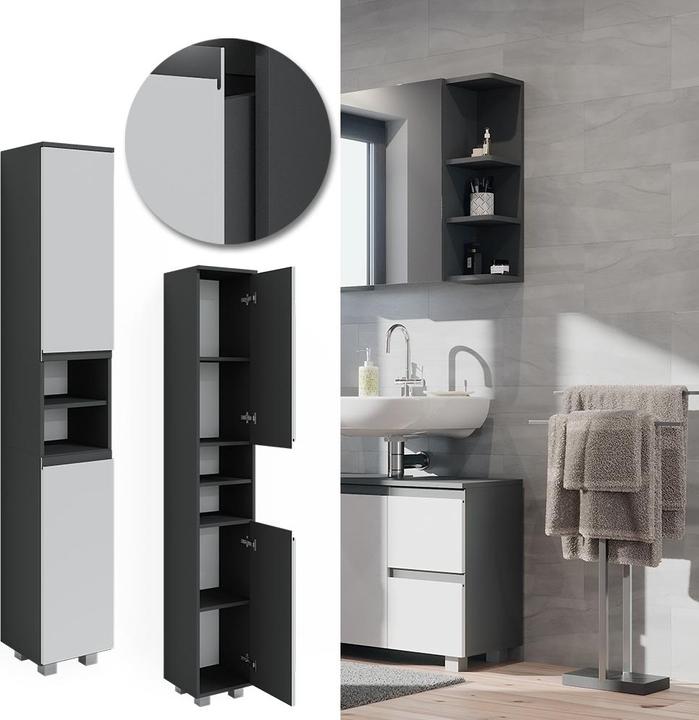 Actual product image Vicco J-Shape (30 x 30 x 190 cm)