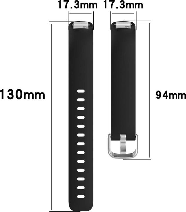 Actual product image Cover-Discount Fitbit Inspire 2 - Silicone Replacement Bracelet Black (Silicone)